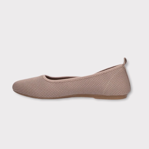 NEW Easy Street Fe Knit Skimmer Flats Taupe Size 7.5 - Picture 2 of 5